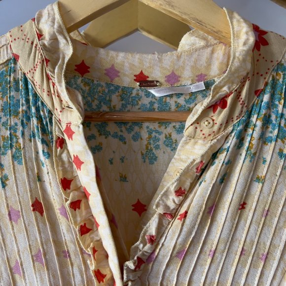 FREE PEOPLE Rare Feelings Maxi Dress - Cloud Combo NWT Size Small - Picture 7 of 7